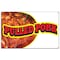 Signmission Pulled Pork Banner Heavy Duty 13 Oz Vinyl with Grommets Single Sided B-60 Pulled Pork - alternate 1